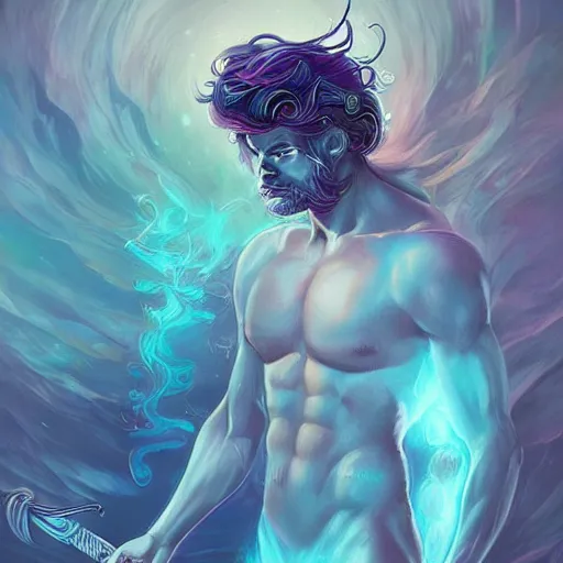 Prompt: the god poseidon, portrait, sharp focus, digital art, concept art, dynamic lighting, by emylie boivin, anna dittmann, rossdraws!