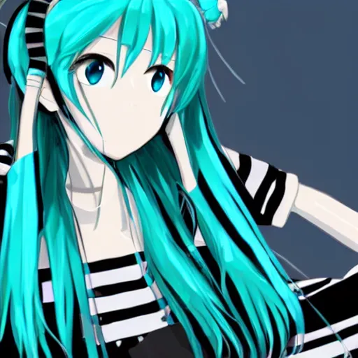 Prompt: Hatsune Miku Bored Ape NFT