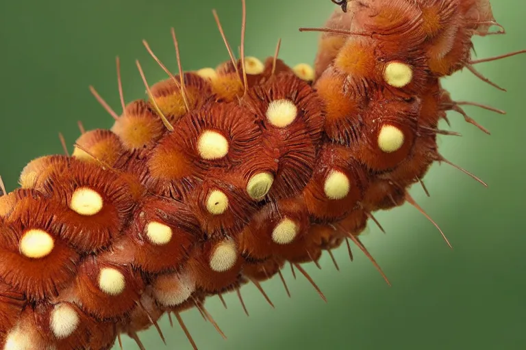 Image similar to hickory horned devil ( regal moth ) caterpillar award winning nature photography