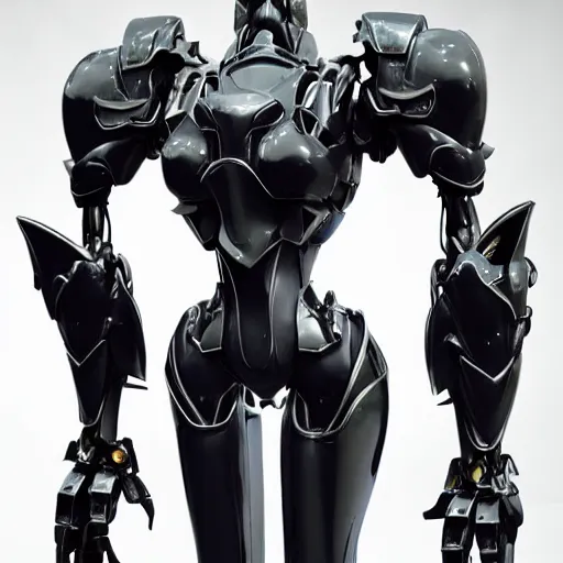 Image similar to stunning bust of a beautiful majestic anthropomorphic humanoid robot mecha female dragon, with smooth and streamlined armor, standing and posing elegantly, well detailed dragon head with epic LED eyes and a warm maw, sharp and dangerous sleek design, two arms, two legs, long tail, beautiful digital art, artstation, DeviantArt, FurAffinity, professional, depth of field, close-up, hd, octane render, sunset lighting