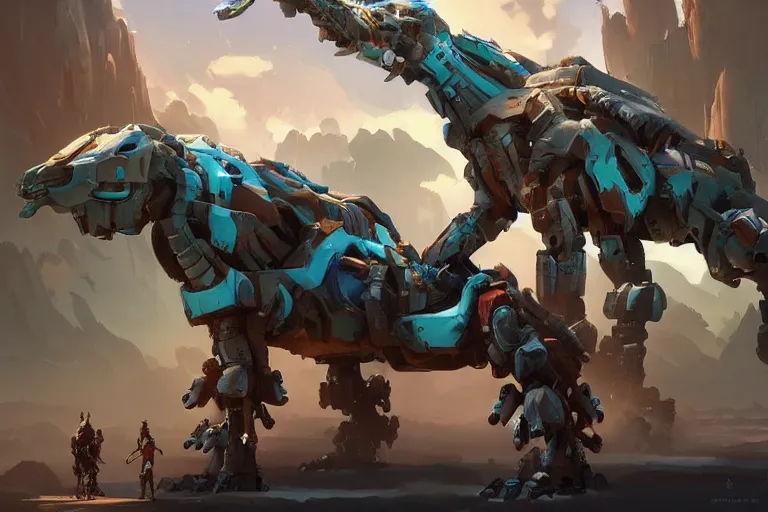 Image similar to sawtooth machine mecha animal beast robot of horizon forbidden west horizon zero dawn bioluminiscence, behance hd by jesper ejsing, by rhads, makoto shinkai and lois van baarle, ilya kuvshinov, rossdraws global illumination