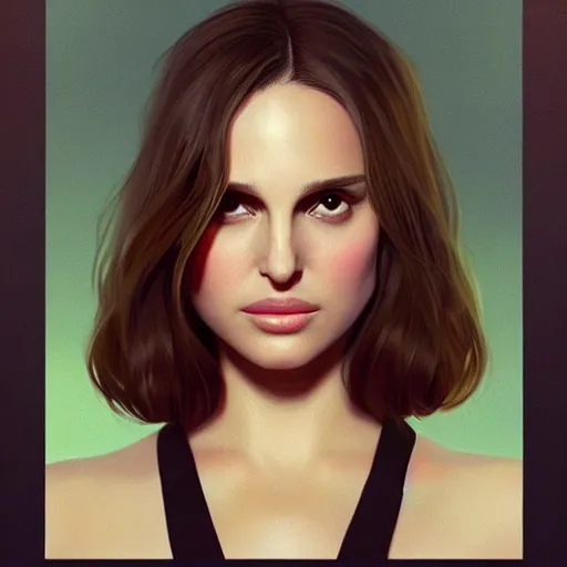 Image similar to Natalie Portman from Leon the professional, fantasy, portrait, sharp focus, intricate, elegant, digital painting, artstation, matte, highly detailed, concept art, illustration, ambient lighting, art by ilya kuvshinov, artgerm, Alphonse mucha, and Greg Rutkowski