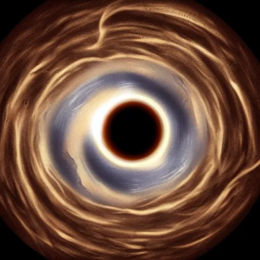 Prompt: highly detailed artwork of a black hole