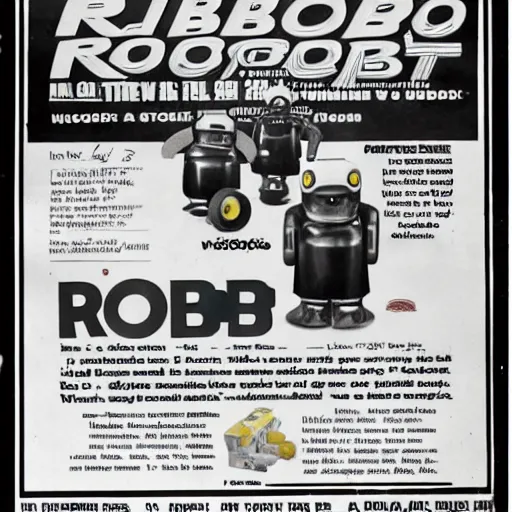 Image similar to Advert for RobCo robots