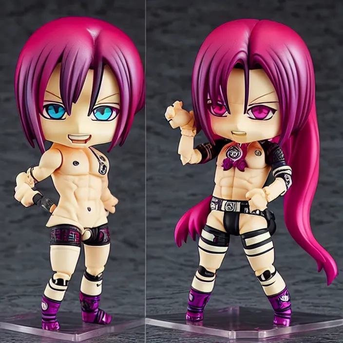 Image similar to diavolo, an anime nendoroid of diavolo, jojos bizarre adventure, figurine, detailed product photo