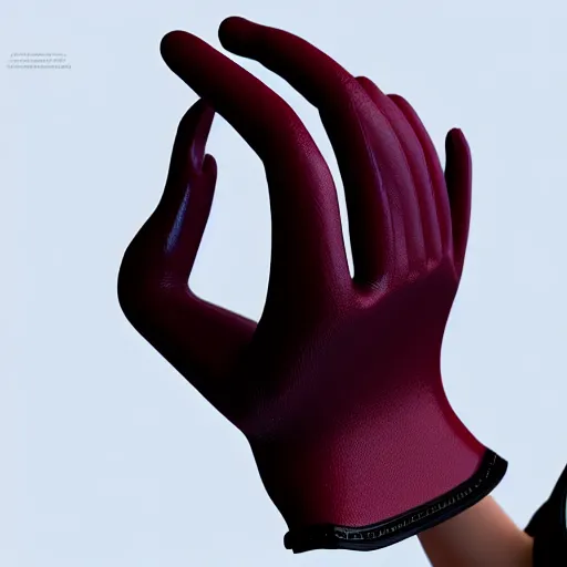 Image similar to a woman with six fingers polydactyly tries on gloves digital illustration, detailed, 8 k, artstation, detailed and intricate, 8 k resolution, hyperrealistic, octane render, cinematic