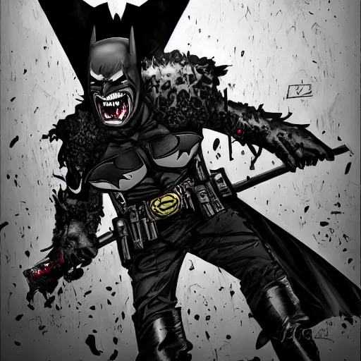 Image similar to the batman who laughs, comic strip style, dynamic lighting, fantasy concept art, trending on art station, stunning visuals, creative, cinematic, portrait, ultra detailed