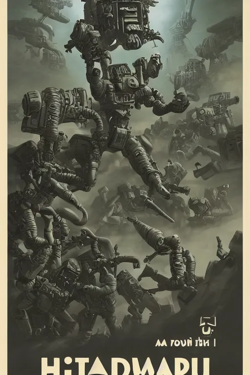 Image similar to a propaganda poster designed to convince people to enlist in the war against cthulu, futuristic, intricate, detailed, trending on artstation