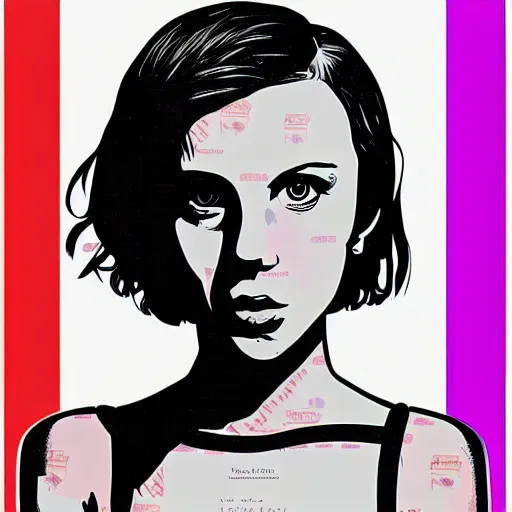 Prompt: Millie Bobby Brown by Butcher Billy