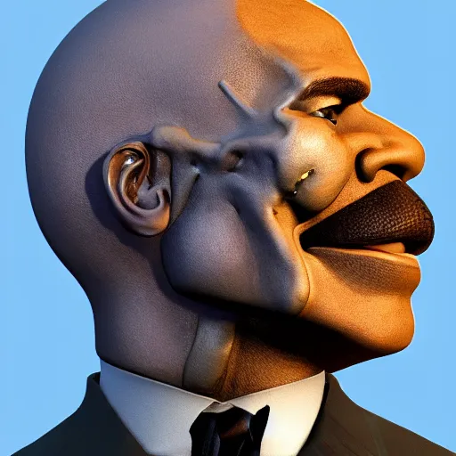 Image similar to Steve Harvey head on the terminators body