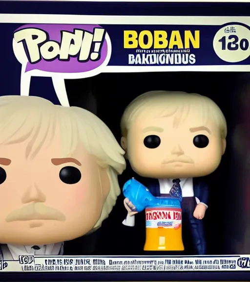 Image similar to NEW LISTING 'boris johnson holding can of baked beans' funko pop still sealed in box, ebay listing