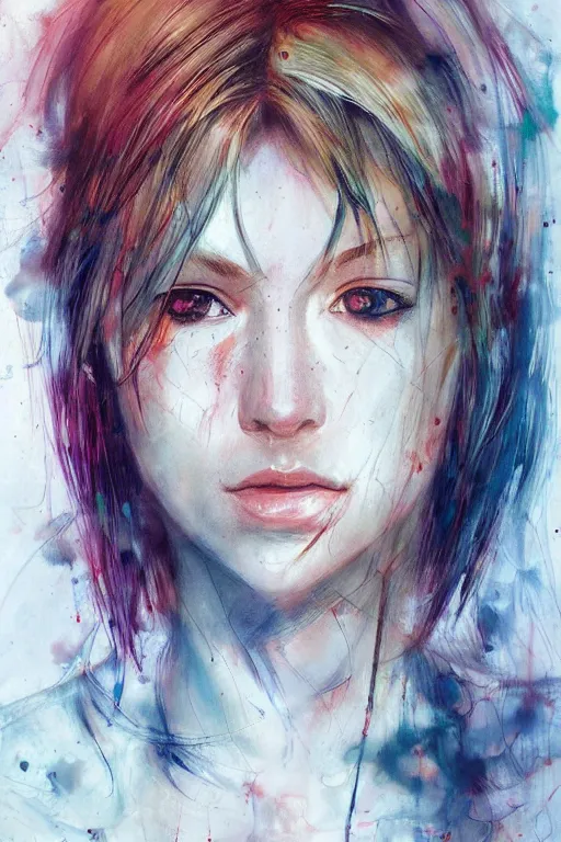 Image similar to samus aran portrait art by agnes cecile, beautiful, soft, smooth