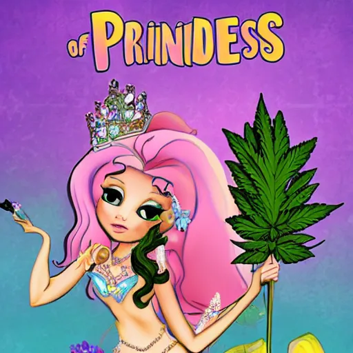 Image similar to princess of cannabis