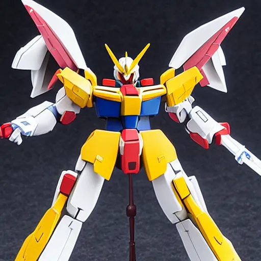 Image similar to gundam model bandai box art