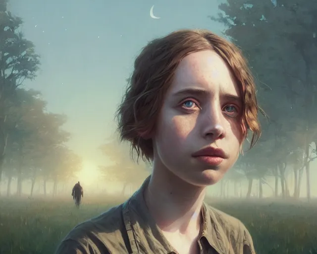 Prompt: highly detailed portrait of maya hawke, in the walking dead, stephen bliss, unreal engine, fantasy art by greg rutkowski, loish, rhads, ferdinand knab, makoto shinkai and lois van baarle, ilya kuvshinov, rossdraws, tom bagshaw, global illumination, radiant light, detailed and intricate environment