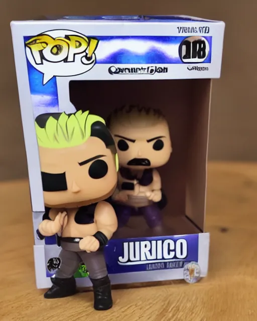 Image similar to Chris Jericho Funko Pop. Photographic, photography