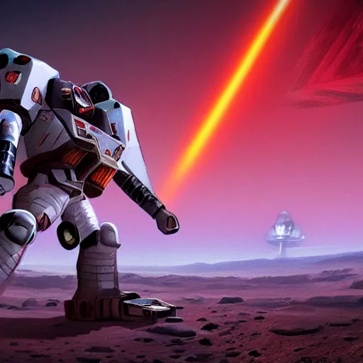 Image similar to mechas in for of mice are invading Mars with laser guns, sharp edges, extreme details, super resolution, stunning, breathtaking, award-winning concept art, extremely dramatic lighting, glowing light and shadow, atmospheric, cinematic, 8K,