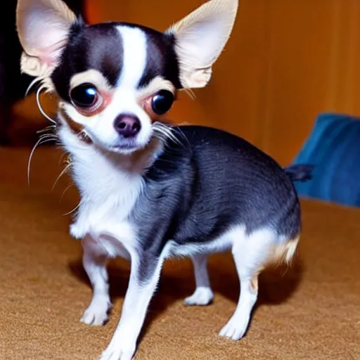 Image similar to chihuahua holding a camera