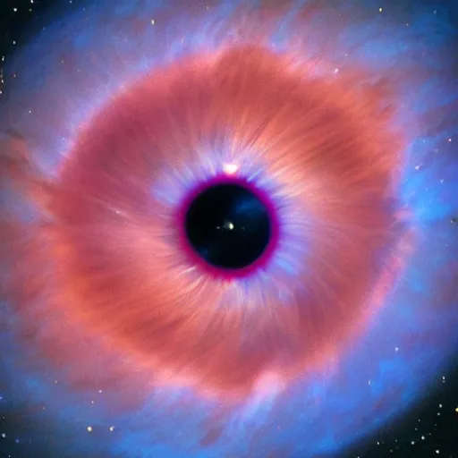 Image similar to Cat's eye nebula beautiful