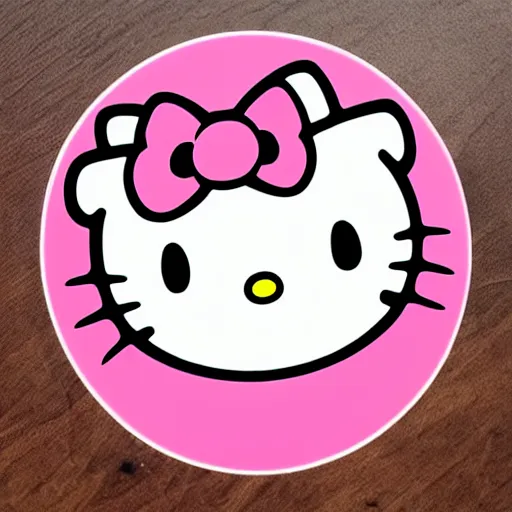 Image similar to hello kitty emoji sticker