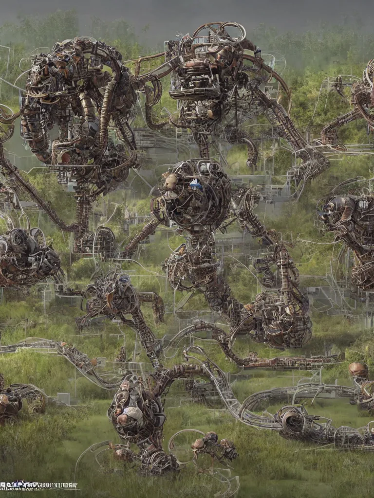 Image similar to photo realistic factorio biter by disney concept artists, blunt borders, rule of thirds