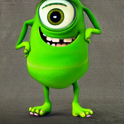 Image similar to mike wazowski my true eternal love