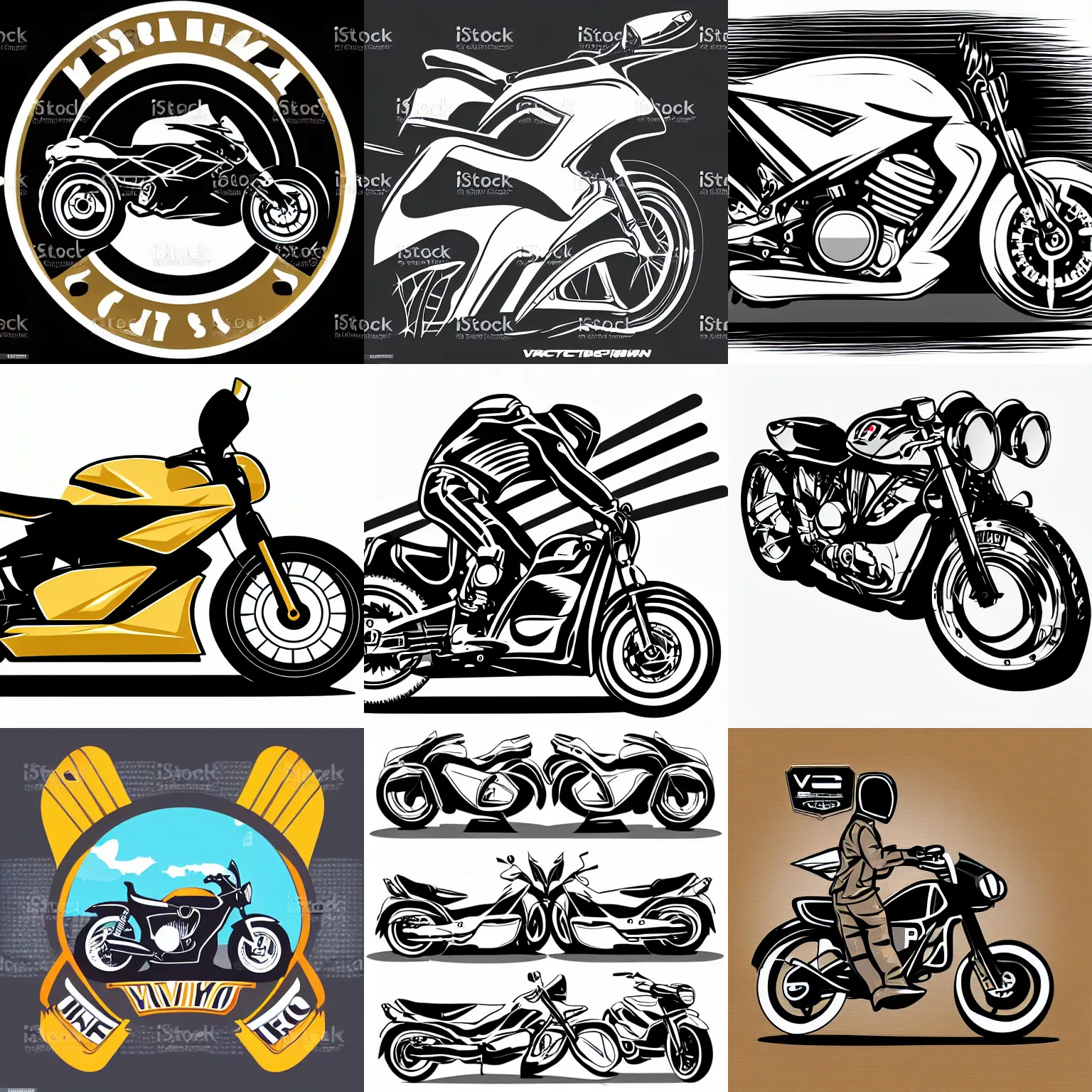 vector art motorcycle | Stable Diffusion | OpenArt