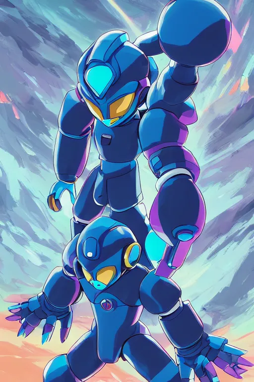 Image similar to robot ninja mask helmet megaman x zero rockman 2 0 2 2 switch game boss legacy collection fanart artsation, art gta 5 comics, behance hd by jesper ejsing, by rhads, makoto shinkai and lois van baarle, ilya kuvshinov, rossdraws global illumination ray tracing