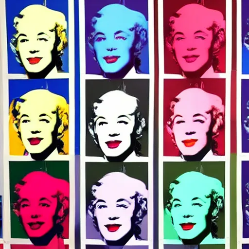 Image similar to andy warhol as room full of nut, hyperrealistic, no duplicate content, justify content center