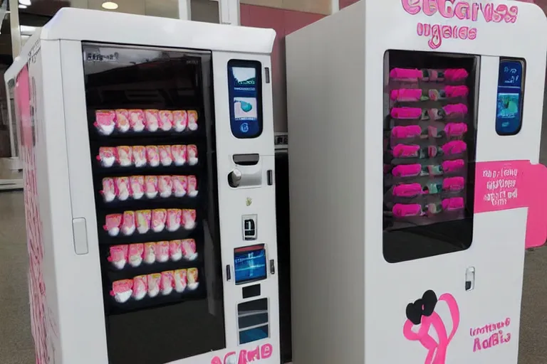 Image similar to uterus vending machine at the mall