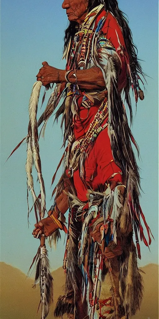 Image similar to of Native American Chief by P Moebius