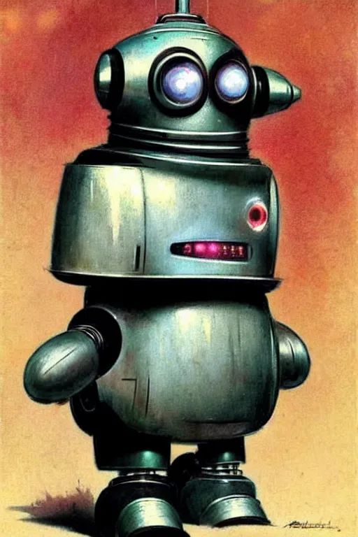 Image similar to ( ( ( ( ( 1 9 5 0 s robot knome b 9 robot lost in space robert kinoshita robby the robot. muted colors. ) ) ) ) ) by jean - baptiste monge!!!!!!!!!!!!!!!!!!!!!!!!!!!!!!