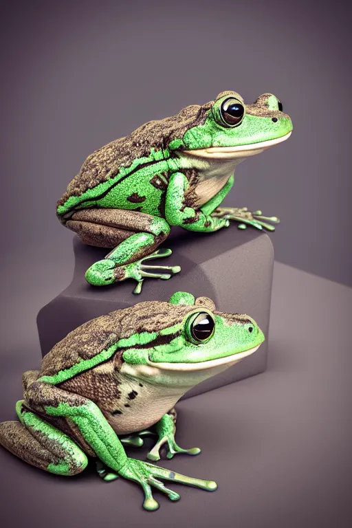 Prompt: a frog wearing a formal overcoat, portait photo profile picture, hyperrealistic concept art, octane render, unreal engine 5, digital art hi