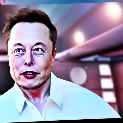 Prompt: Elon Musk with long tusks coming out of his cheeks, 8k ultra realistic, award winning, unreal engine 5, masterpiece
