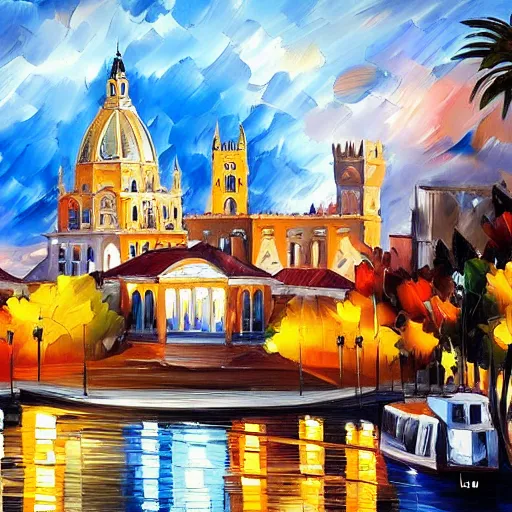 Image similar to painting Valencia style Afremov Leonid