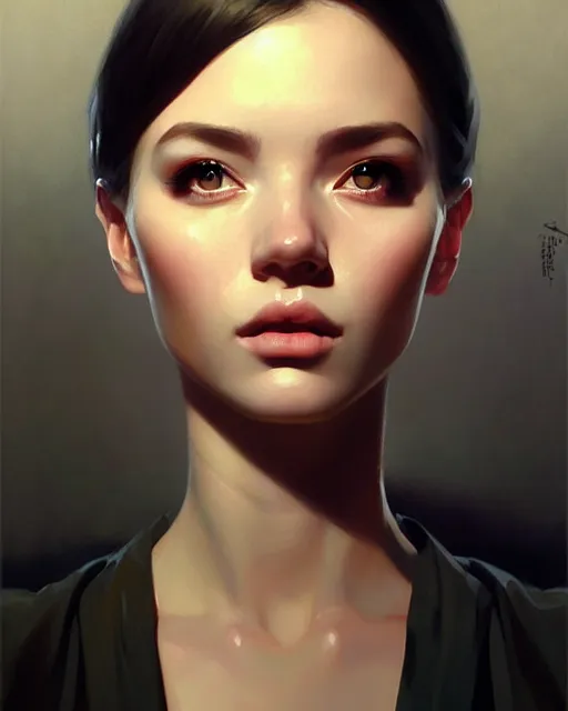 Prompt: stylized portrait of an artistic pose, composition, young dhasia whezka, realistic shaded, fine details, realistic shaded lighting poster by ilya kuvshinov, magali villeneuve, artgerm, jeremy lipkin and michael garmash and rob rey