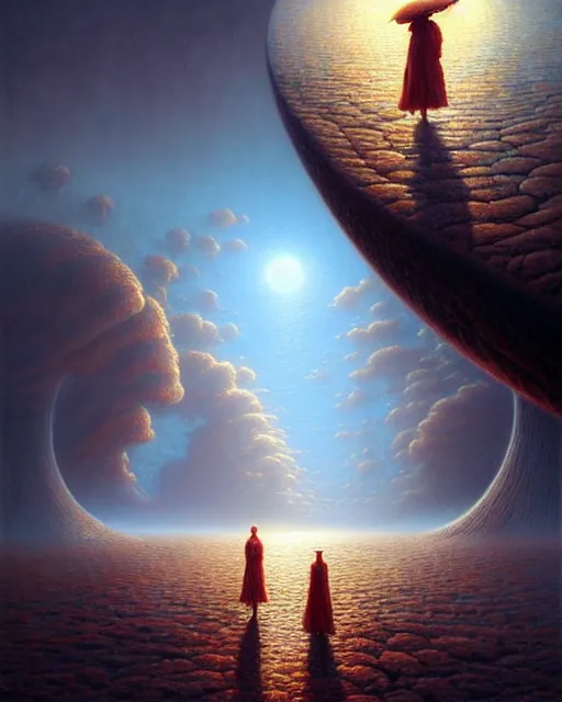 Prompt: a hyper - detailed 3 d render like a oil painting of the journey of a microscopic happiness, surrealism!!!!! surreal concept art, lifelike, photorealistic, digital painting, aesthetic, smooth, sharp focus, artstation hd, by greg rutkowski, bruce pennington, valentina remenar and asher duran,
