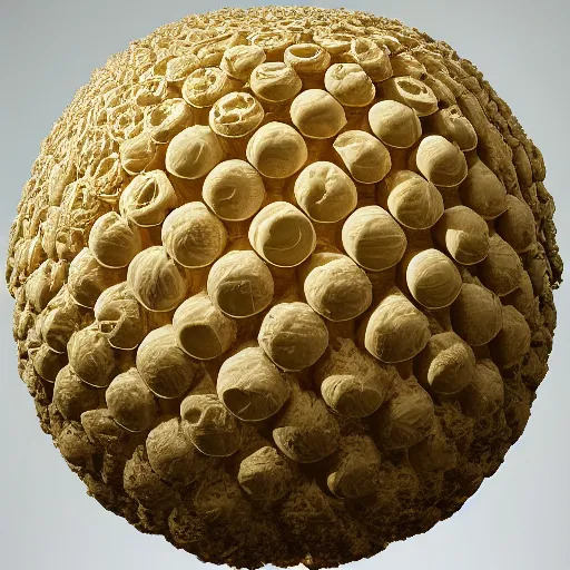 Image similar to an Dyson sphere made of cheese scientific theory simulation