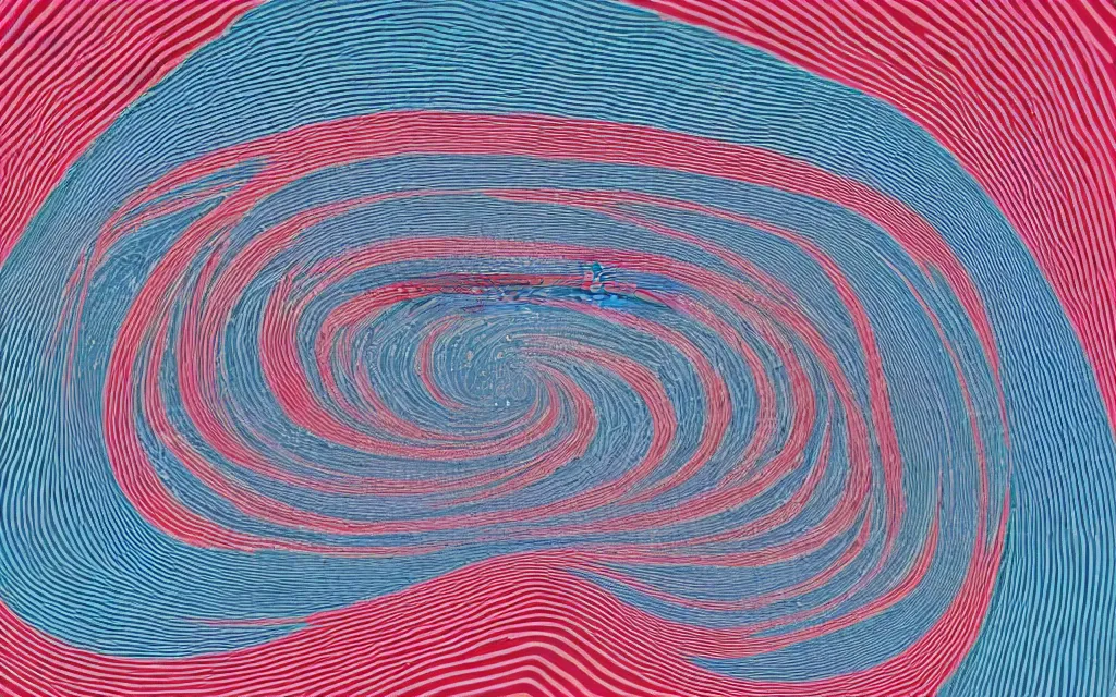 Prompt: fibonacci sequences, cascading trough out the universe. fractal wave. japanese embroidery. retro minimalist art by jean giraud.