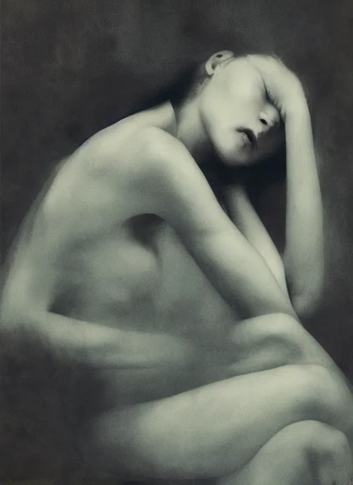 Image similar to portrait of a woman with melancholy and mystery, by paolo roversi, award - winning photography, concept art