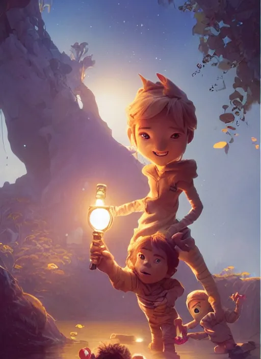 Image similar to a cute mother fostering her two sons in an adventure movie by nuri iyem, james gurney, james jean, greg rutkowski, anato finnstark. pixar. hyper detailed, 5 0 mm, award winning photography