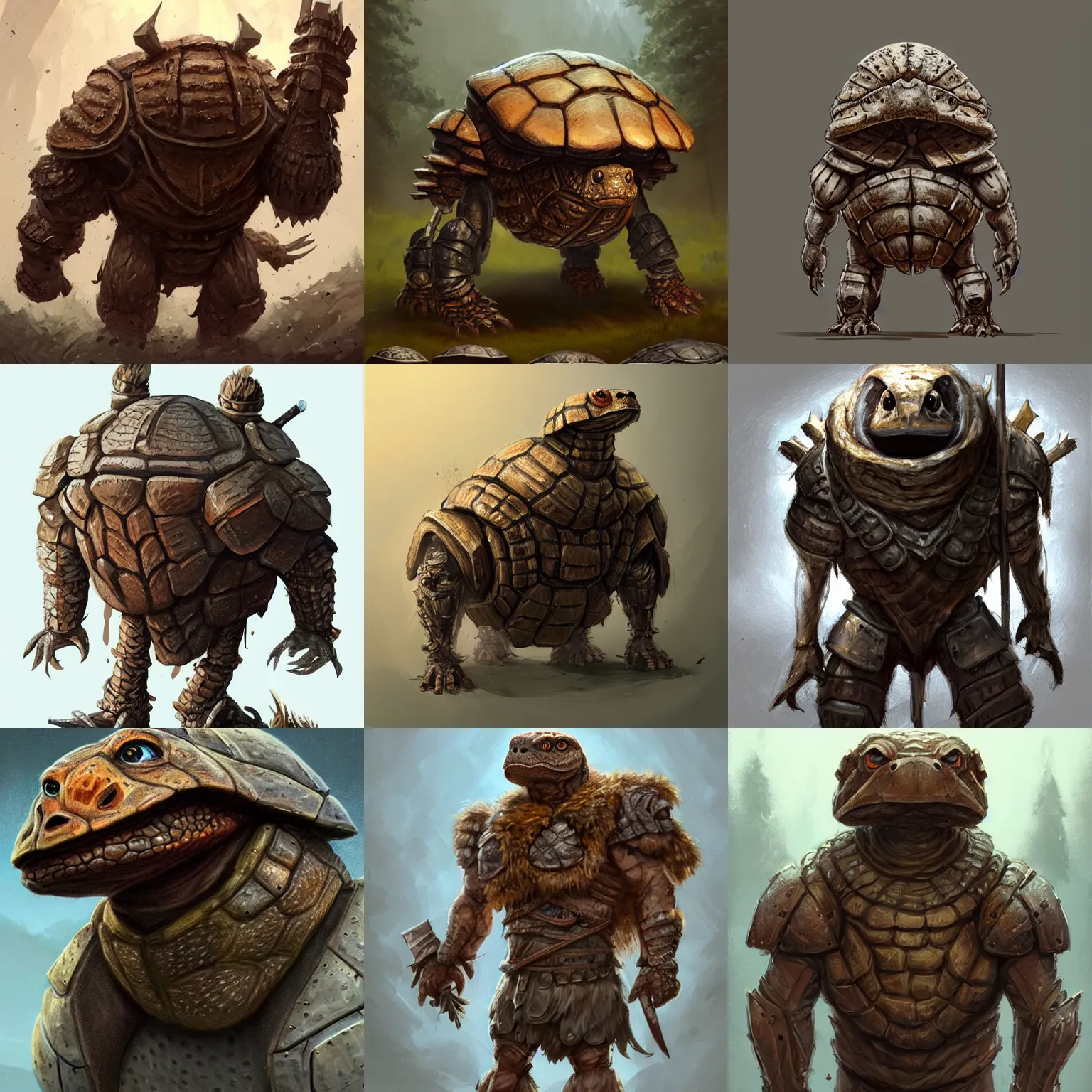 The Turtle and the Golem! The dwarf against the giant!