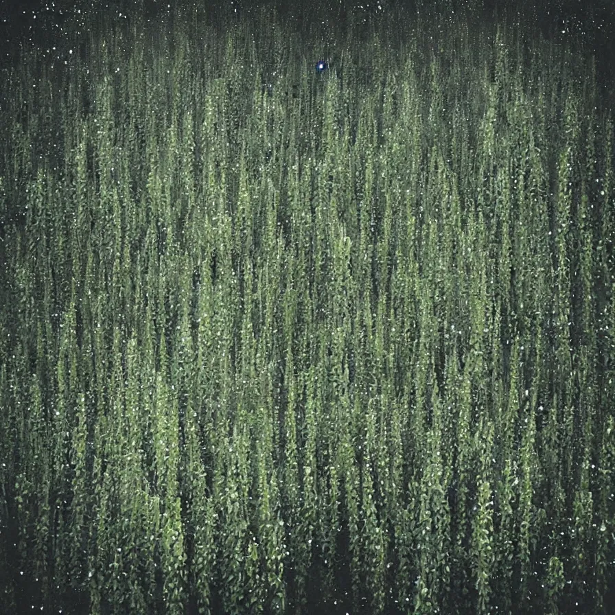 Prompt: “deep space willow tree forest on asteroid field”