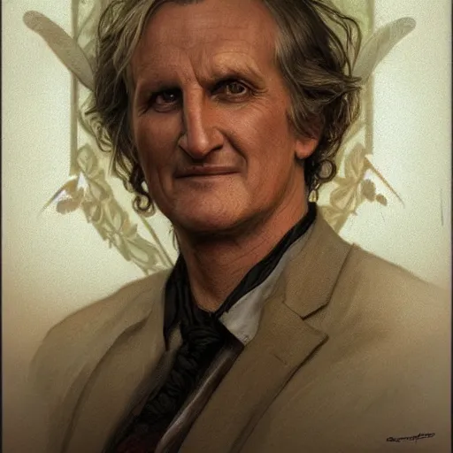 Image similar to amazing lifelike award winning pencil illustration of British actor stephen Lewis trending on art station artgerm Greg rutkowski alphonse mucha cinematic