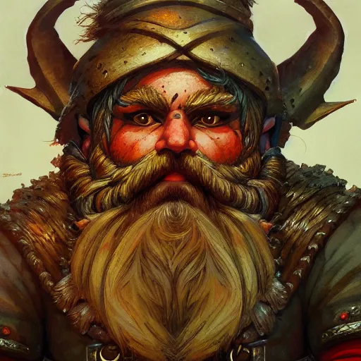 Prompt: portrait painting of a gnome berserker, sharp focus, award - winning, trending on artstation, masterpiece, highly detailed, intricate. art by rebecca guay