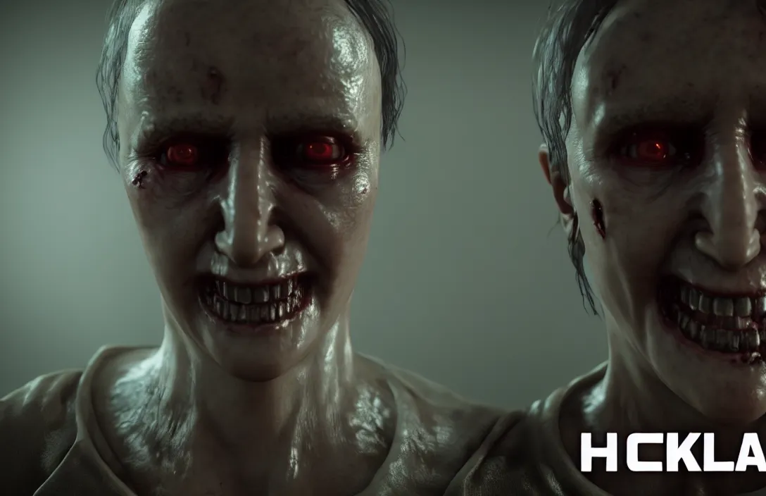 Image similar to cinematic trailer for 8 k pc game ray tracing arnold houdini octane horror game scary game. nightmare fuel. hyperrealism trending on artstation cgsociety wow post - processing. # horrorfilm