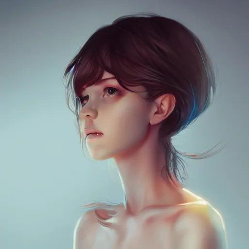 Image similar to beautiful girl character concept style, by Mateusz Urbanowicz, beautiful girl, 8k character concept art, by WLOP, cinematic lighting, trending on artstation, symmetrical portrait symmetrical, highly detailed CGsociety, hyper