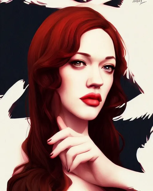 Image similar to kat dennings christina hendricks jennifer tilly, by wlop and ilya kuvshinov and artgerm, gorgeous beautiful, stunning, deviant