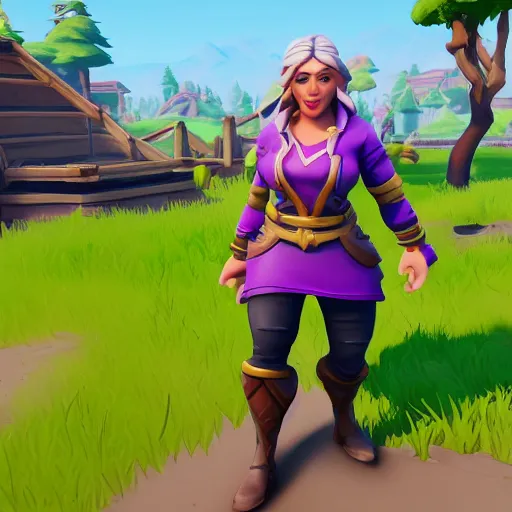 Image similar to jaina proudmoore but really fat in fortnite