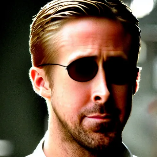 Prompt: ryan gosling in the matrix